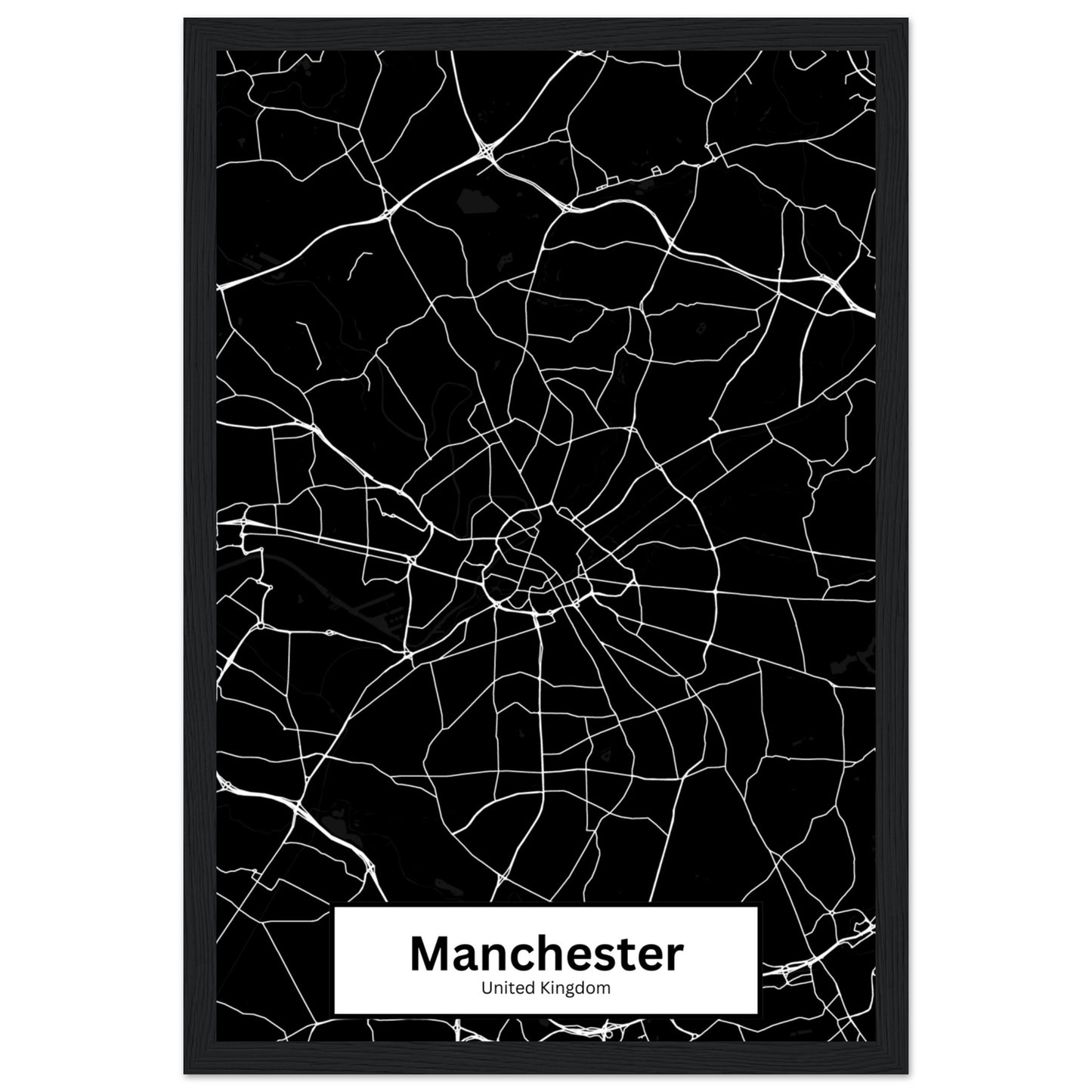 Manchester Map Poster