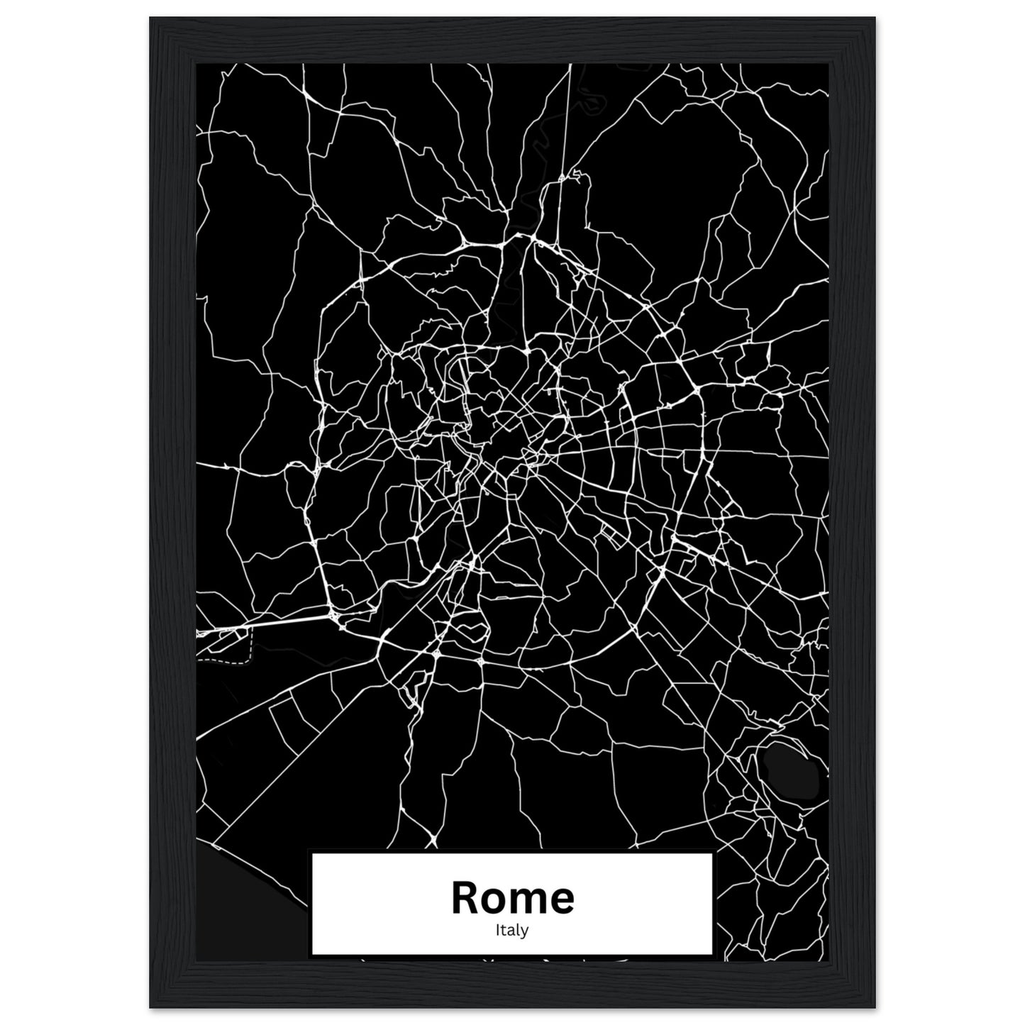 Rome Map Poster