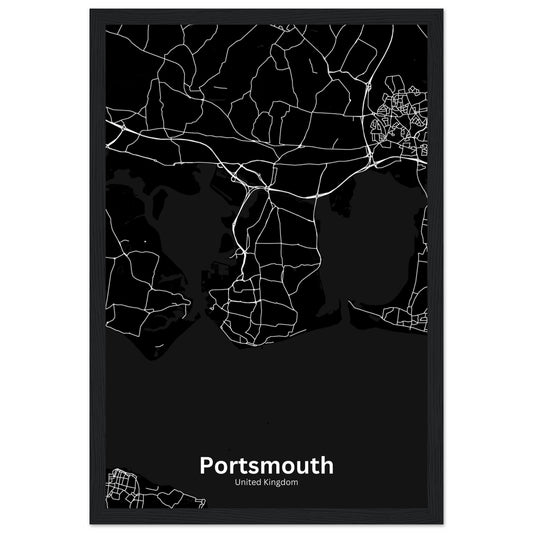 Portsmouth Map Poster