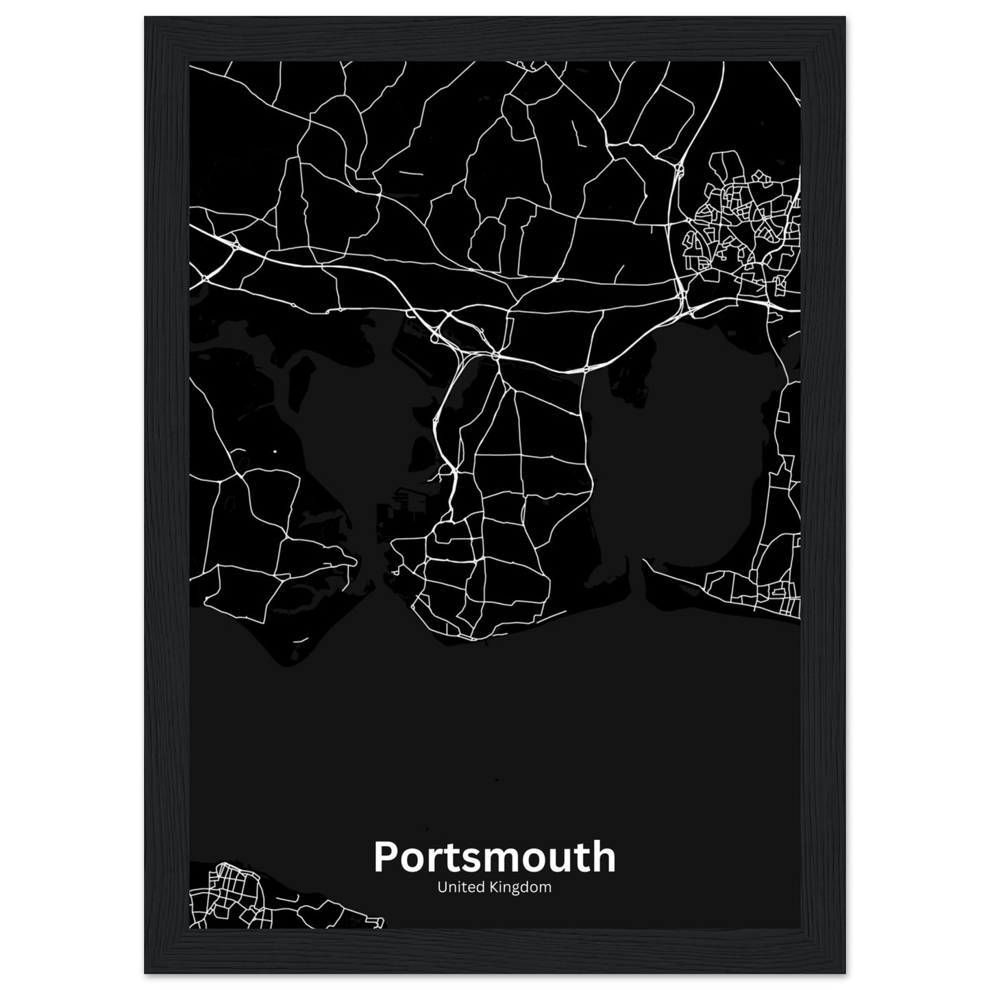 Portsmouth Map Poster